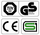 Обязательные сертификаты: европейский CE, немецкий GS TUV, японский SG